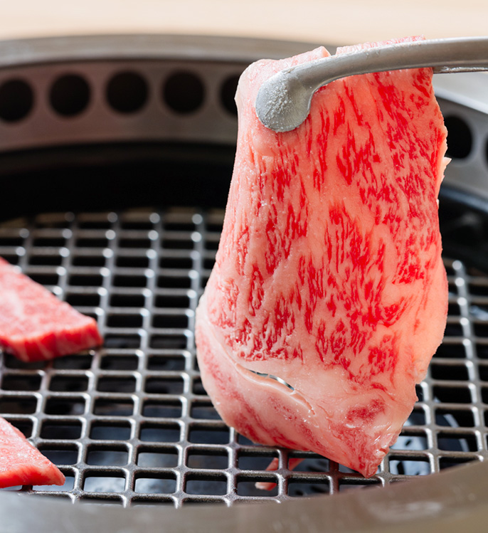 焼きシーン